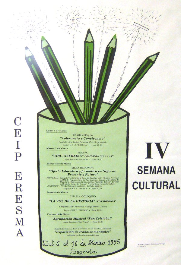 Cartel Semana cultural